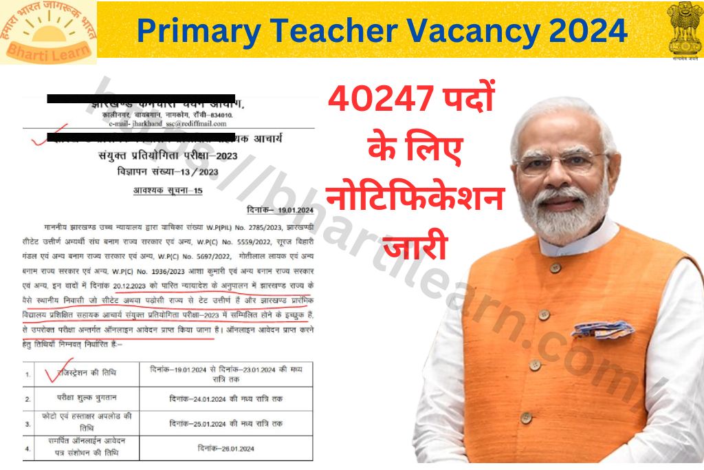 Primary Teacher Vacancy 2024